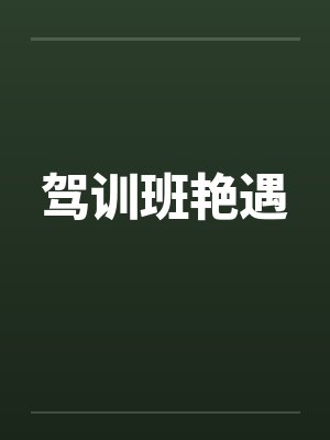 驾训班艳遇笔趣阁无弹窗